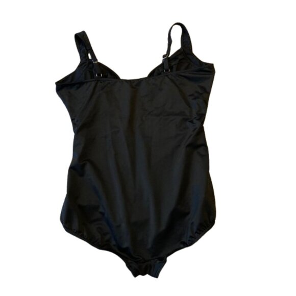 Miraclesuit Sanibel One Piece Swimsuit Women's Plus 24W Black NWT - Picture 9 of 9
